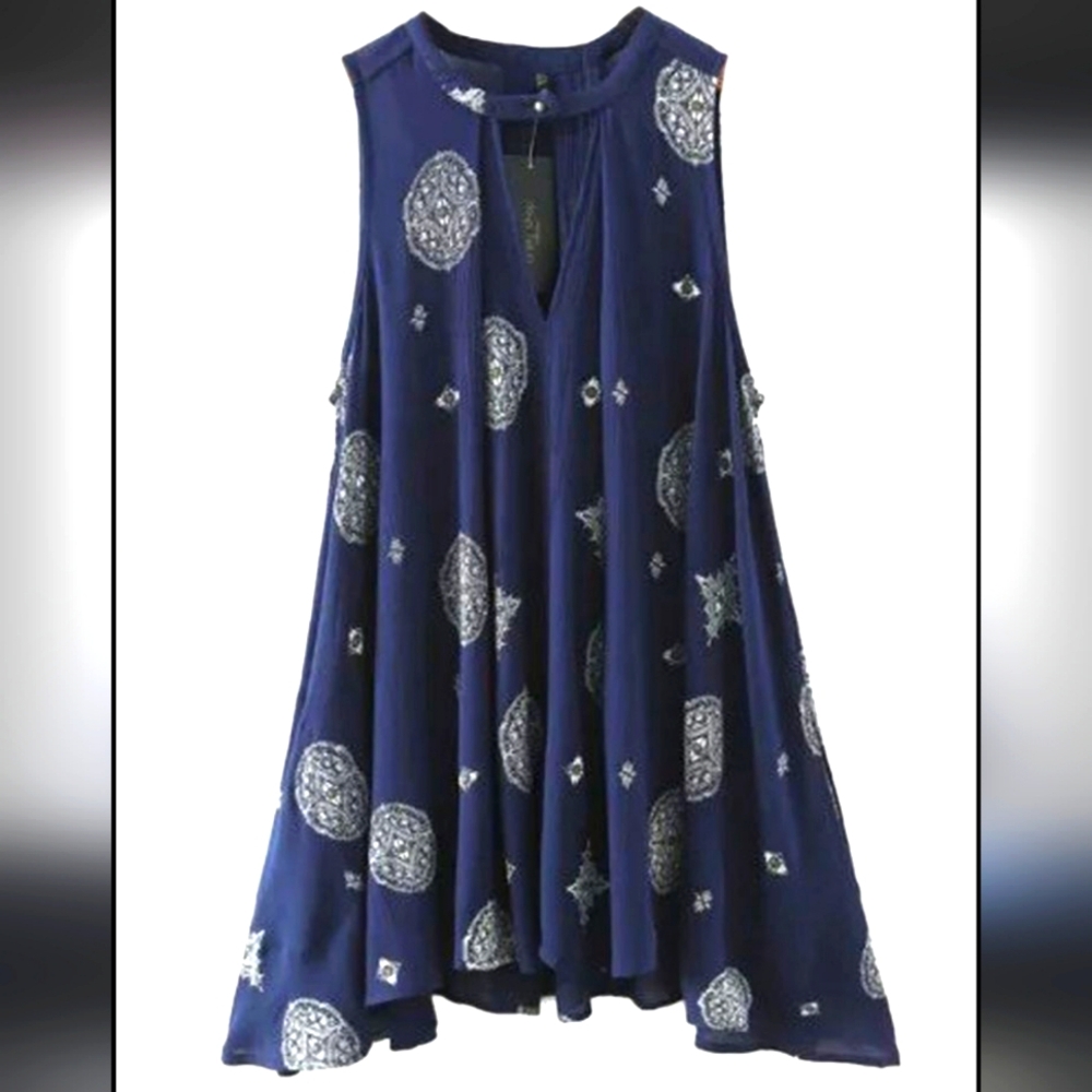 *Donated* Do Not Buy Free People Medallion Print - Picture 1 of 11